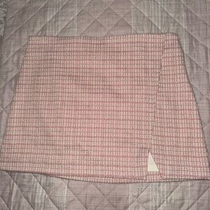 Pink Skirt with zipper by brand WAYF
